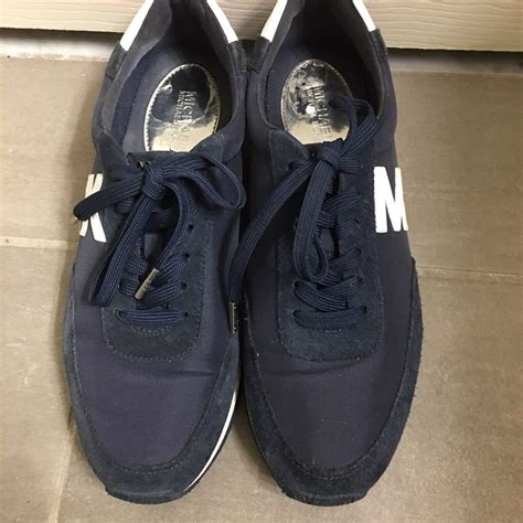 michael kors navy blue sneakers